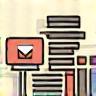Resource library icon graphic
